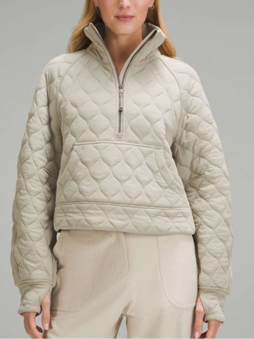 Lululemon Scuba Quilted (cream)